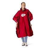 Northwest Kansas City Chiefs NFL Red Deluxe Pullover Poncho with Mesh Bag 49x44 inches