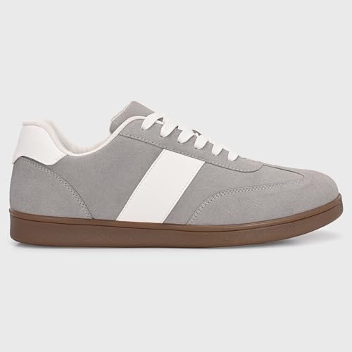 Image of Cruiser Men's Sneakers | Classic Suede Casual Shoes for Men|Trendy Retro Lace-Up Low-Top Court Shoe with Gum Sole|Perfect for Casual,College,Skating,Party,Outdoor,Walking, Travel & Everyday Wear(2665)