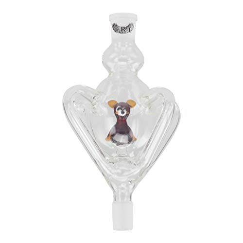 CRT | Shisha Molassefänger aus Glas | Passend für alle Shishas mit 18/8 Schliff | Wasserpfeife, Vorkühler-Aufsatz | 100…