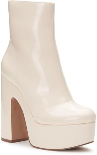 Jessica Simpson Women's Madlaina Platform Boot Fashion, Chalk, 9 | Image 1