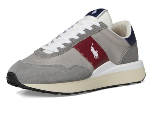 Image of POLO RALPH LAUREN Men's Train 89 Suede-Paneled Sneakers