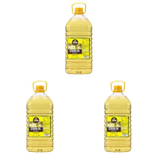 Image of DiSano Extra Light Olive Oil 5L, Ideal for Indian Cooking (Pack of 3)
