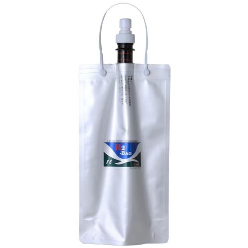 水素水 保存容器 H2-BAG 1000ml用 加水素(H2)液体真空保存容器 水素水 真空保存容器 水素水 バッグ 水素水専用ボトル 水素水専用保存容器 水素水用真空保存容器 水素水 ボトル (2)