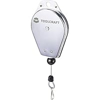 TOOLCRAFT TO-7392612 Federzug, Seilauszug bis 1,5 m Tragkraft (max.) 2 kg