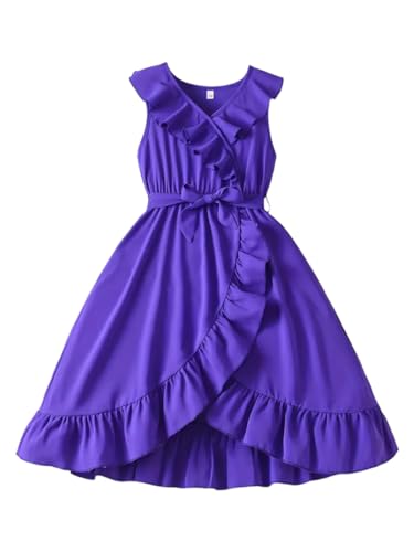 Image of PINK WINGS Girls Knee Length Cotton Dress