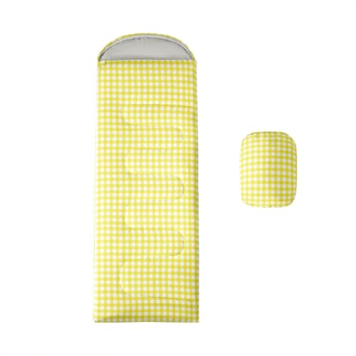 Feelyou Farmhouse Plaid Kids Bolsa de Dormir Camping Bolsa de Dormir impermeable portátil para clima frío y cálido miniatura 1