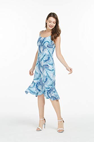 Image of Hawaii Hangover Family Matching Hawaiian Clothes, Simply Blue Leaves | Family matching Hawaiian outfits, Simply Blue Leaves, lightweight rayon, machine washable, tropical leaf print, luaus