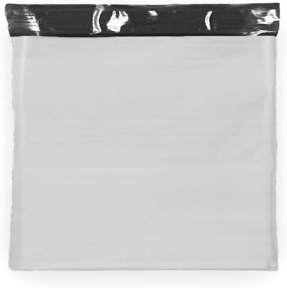 40 EcoSwift 24 x 24 White Poly Mailers Size #9 Self Sealing Bulk Packaging Materials Shipping Supplies Envelopes Bags 24 inches by 24 inches