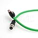 Eonvic M12 4 Pin D-Code to RJ45 Gigabit Cognex Industrial Camera Network Cord CAT5 Shielded Cables (Green, 2M)
