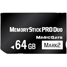 High-Capacity 64GB Memory Stick Pro Duo MARK2 Fully Compatible with PSP1000/2000/3000, Cyber-Shot DSC, DSLR & Handycam