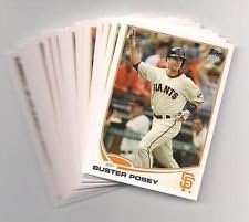 2013 Topps Baseball Cards - San Francisco Giants - Complete Team Set