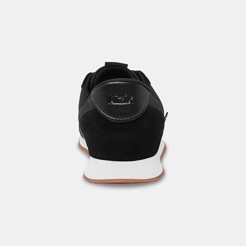 Image of Kizik Slip On Sneakers: Milan - Comfortable, Retro Nylon & Suede, Mens & Womens Walking Shoes with Arch Support, Hands Free Convenience, Wear All-Day