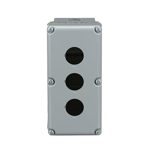 SCHNEIDER ELECTRIC 9001KY3 Enclosure, 30mm, Push Button, 178 mm, 90 mm, 92 mm, 3, Zinc