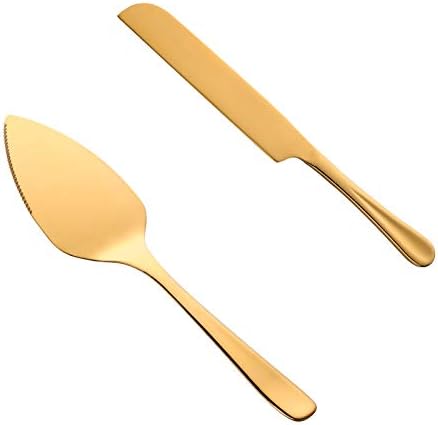 Juego de servidor de pastel de boda, espátula de acero inoxidable 304, herramienta para hornear, pala, mantequilla, cuchillos para tarta, pizzaqueso