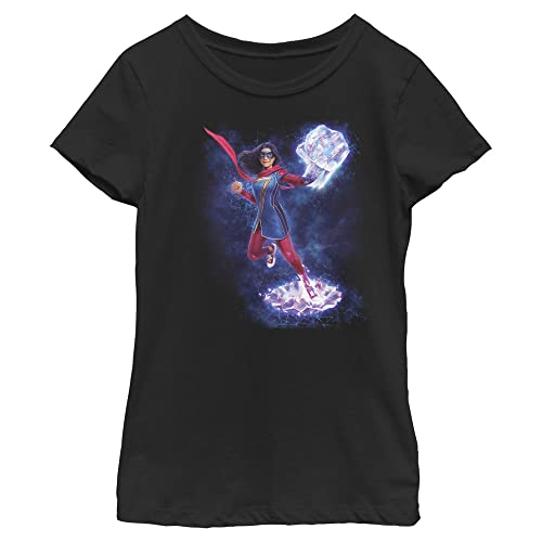 Marvel Ms Hero Big Fist Girls Short Sleeve Tee Shirt