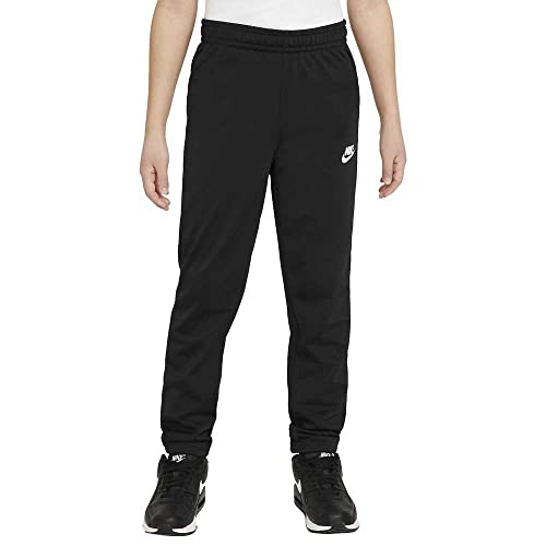 Nike Sportswear Unisex Big Kids Tracksuit Jacket Pants Set (as1, alpha, l, regular, Black/Black/Black/White)