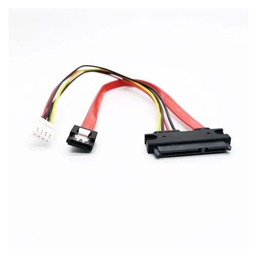 Cable de datos con conector SATA 22P a Power 4pin 0.29m miniatura 4