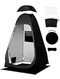 innhom 着替えテント トイレテント プライベート 透けない 1門3窓 120x120x190cm UVカット 防水 防災 コンパクト 着替え用 ワンタッチ式 ポップアップ式 シャワー用 設営簡単 折りたたみ 収納袋付