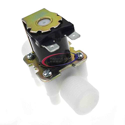 1pcs 4 Points 6V 12V 24V 110V 220V Solenoid Valve Plastic Brass DC 12V, N/C Normally Closed Inlet Water Solenoid Valve Quick Connect,Electromagnetic Valve (AC24V)