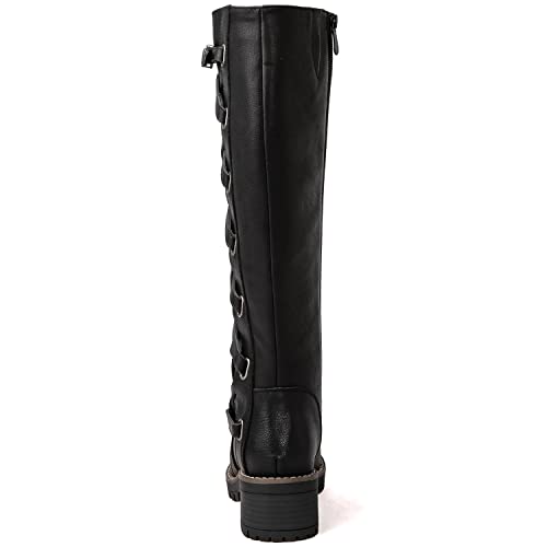 GLOBALWIN Women's Black Boots Fall Winter Fashion Boots Knee High Boots For Women 7M - image 6