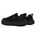 Tianohoh Baby Boy Shoes Toddler Walking Slip On Sneakers First Walkers Non-Slip Breathable Infant Wide Slippers All Black 12 15 Months