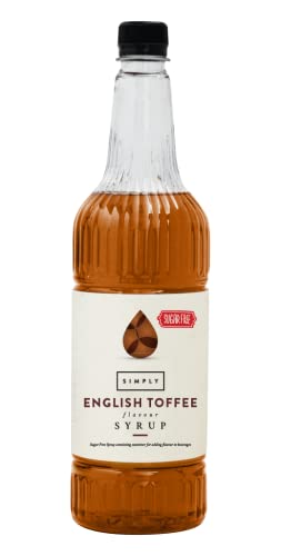 Simply Sugar Free English Toffee Syrup 1L