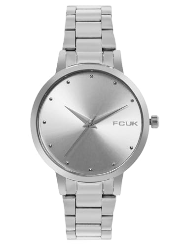 FCUK Analog Silver Dial Womens Watch-FK00035C (B0CQ1YBBTR) Amazon Price History, Amazon Price Tracker