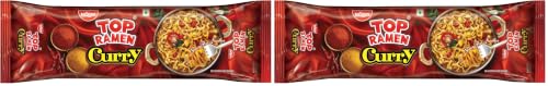 Image of Top Ramen Instant Noodles Curry Veg | Flavorful Curry Veg Noodles, Quick Spicy Meal, Perfect for Veggie Lovers, 420 /480 gm(weight may vary) (Pack of 2)