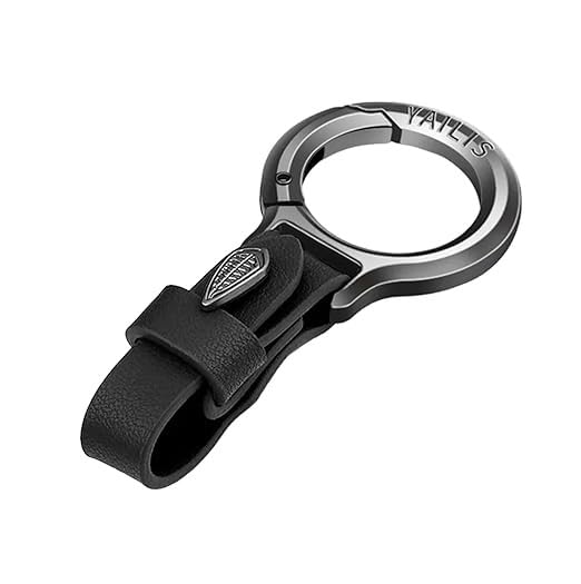 Personalized Thin PU Leather Key Chain | Custom Laser Engraved Metal Keychain | Stylish Universal Key Holder for Men & Women (1 Pc)-image-14