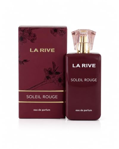 LA RIVE Soleil Rouge Eau de parfum pour femme 90 ml Parfum sensuel floral et élégant Parfum longue durée à la vanille et au jasmin