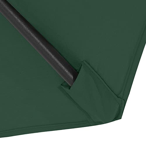 Image of MASTERCANOPY Patio Umbrella 7.5 ft Replacement Canopy for 6 Ribs-Forset Green Canopy Only