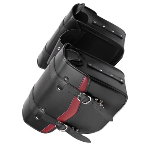 Bolsa Lateral para Motocicleta impermeable de PU para sillín y almacenamiento de viaje
