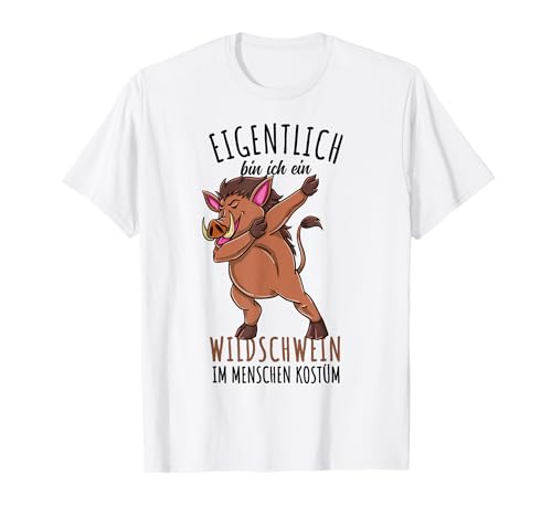 Wald Wildschein Liebhaber Wildschwein Kostüm T-Shirt