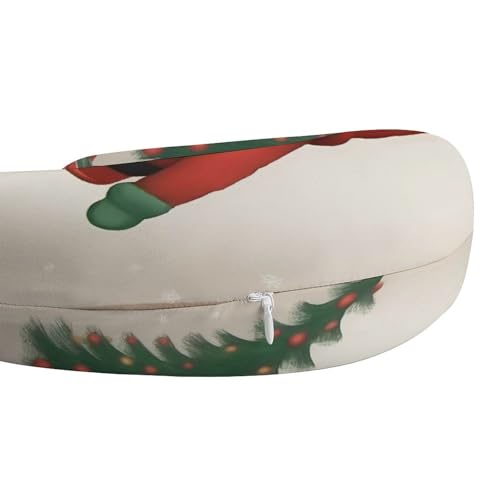 Almohada viscoelástica 30 cm x 25 cm para viajes miniatura 4