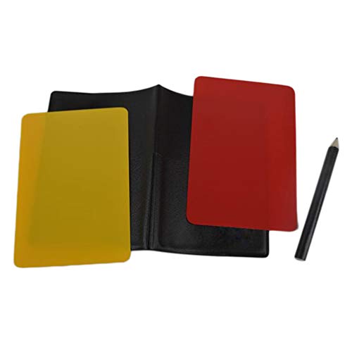 KinshopS Referee Cards Volleyball Football Sport Wallet Score Notebook Pencil Set