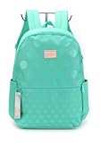 Mochila de Costas UP4YOU Turquesa com Bolinhas MS46711UP - Luxcel