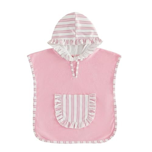 citgeett Toddler Little Girl Swim Cover Up Beach Towel kids Bathing Suit Cover Ups Swimsuit Summer Baby Beach Essentials (toddler girl cover up 0-6 Months)