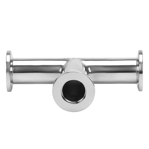 Image of DERNORD KF-16 Tee 3 way Vacuum Fittings Stainless Steel 304 Pipe Fittings