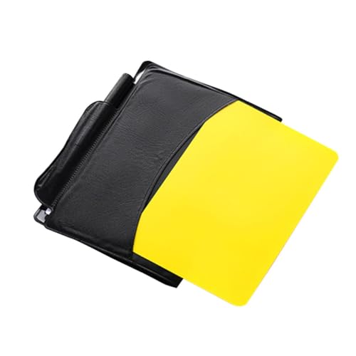 Kit de árbitro fútbol con tarjetas y silbatos metálicos miniatura 6