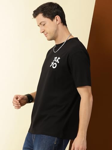 Image of Thomas Scott Men's | Graphic | Half Sleeve | Oversized Fit | 100% Cotton | Crew Collar | Casual Tshirt