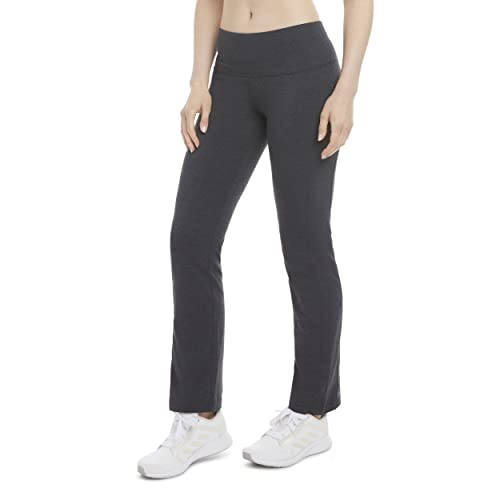 Energy Zone Women's Cotton Stretch Pocket Pant, Charcoal Heather, Large #TOP2