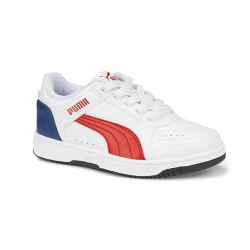 PUMA Kids Boys Rebound Joy Low Lace Up Sneakers Shoes Casual - White2
