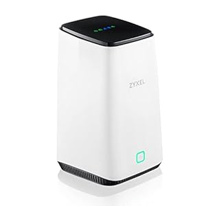 Zyxel 5G NR 4.67 Gbps Indoor Router | AX3600 WiFi 6 Router | Nebula Cloud Management | Teilen Sie WLAN mit 64 Geräten | Dual WAN failover [Nebula FWA510]