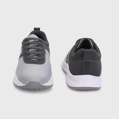 Image of Centrino Urban Sneakers for Man | Shoes for Men Stylish | Casual Lightweight Lace-Up Canvas Walking Shoes | Cushioned Insole | Breathable Comfortable Anti-Skid Sole | Trendy Mens Shoes for City Walks (6823)