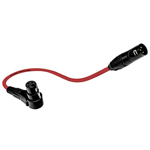 Coluber �o�����XXLR�P�[�u�� �X�g���[�g�I�X���璼�p���X�R�l�N�^�[ - Pro 3�s���}�C�N�R�[�h �p���[�X�s�[�J�[ �I�[�f�B�I�C���^�[�t�F�[�X �~�L�T�[�p 0.5 Feet ���b�h