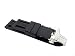 New 24mm Black Rubber Strap with Solid Stainless Steel Clasp Made to FIT to Officine Panerai Luminor Marina