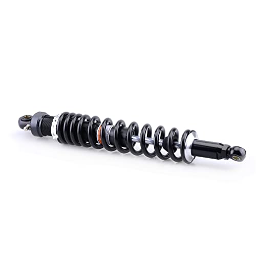 Mallofusa Motorcycle 450mm 17.7inch Air Shock Absorbers Rear Suspension Universal Fit For Kawasaki Honda Suzuki Yamaha ATV Go Kart Quad Dirt Sport Bikes Black Silver 1Piece