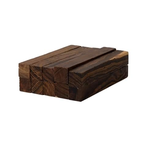 IECAP LLC Pack of 10 Ironwood Pen Blanks – Exotic Wood Blanks for Pen Turning and Woodturning – Pen Blank Turning Supplies DIY Crafts – Size 6 3/8 x 7/8 x 7/8 inches Cover