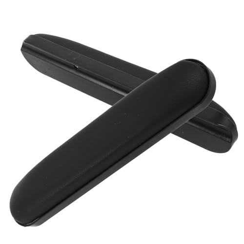 FRCOLOR 2 Peças de Almofadas para Apoios de Braço de Cadeira de Rodas em Plástico, Almofada Antiderrapante Universal, Preta, 27 x 5,2 x 3,5 cm, Acessórios de Substituição para
