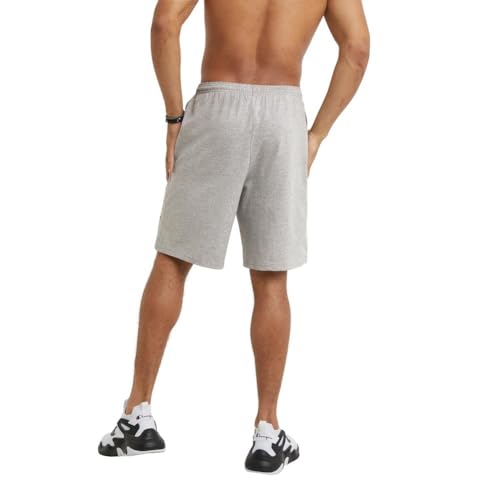 Image of Champion Men Graphic Lounge Short,Standard Fit,7 inch Inseam,Script Logo,Lightweight 100% Cotton Jersy,Available Regular,Big,Tall
